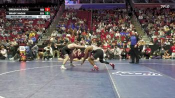 3A-285 lbs 1st Place Match - Dreshaun Ross, Fort Dodge vs Brady Hagan, Dowling Catholic