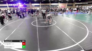 98 lbs Consi Of 8 #2 - Aiden Aguilar, Hawkeye/Speakeasy WC vs Ezra Gonzalez, Inland Elite