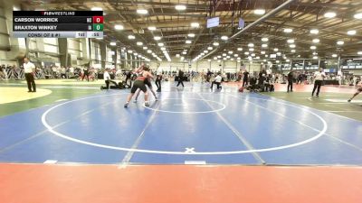 160 lbs Consi Of 8 #1 - Carson Worrick, NC vs Braxton Winkey, IA