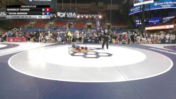 95 lbs Champ. Rd Of 32 - Makenley Harker, OH vs Olivia Munson, CA