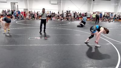 110 lbs Placement (4 Team) - Bella Gardner, Backyard Bullies Wrestling Club vs Maria Aguado, MF Angels