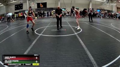 90 lbs Quarterfinal - Jake Kurtz, Rampage vs Zeland Ponte, Warhawks