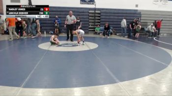 70 lbs Semifinal - Lincoln DeBoer, Fighting Squirrels Wrestling Club vs Radley Jones, Small Town Grims