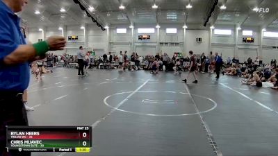 215 lbs Round 1 (4 Team) - Rylan Heers, Trojan WC vs Chris Mijavec, Youngstown Elite