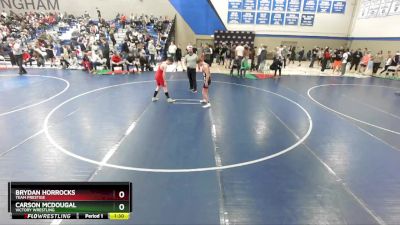 96 lbs Cons. Round 2 - Carson McDougal, Victory Wrestling vs Brydan Horrocks, Team Prestige