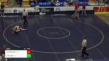 102 lbs Pigtails - Rd 64 - Owin Brunner, Upper Perkiomen vs William Cole, Union City