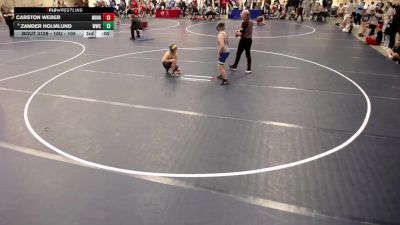 10U - 120 lbs Quarters - Leander Faber, Scoring Edge Wrestling Center vs Gavin Dowd, Prior Lake Wrestling Club