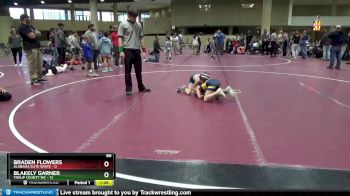 60 lbs Round 5 (6 Team) - Braden Flowers, Alabama Elite White vs Blakely Garner, Troup County WC