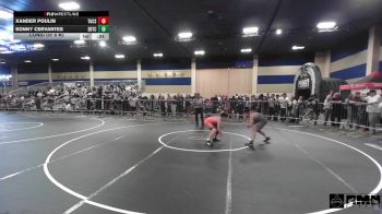 109 lbs Consi Of 8 #2 - Xander Poulin, Tucson Cyclones vs Sonny Cervantes, Sbtc Lv