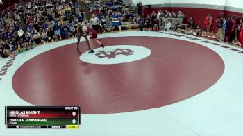 165 lbs Champ. Round 1 - Nikolas Knight, Faith Lutheran vs Ishitha Jayasinghe, Clark