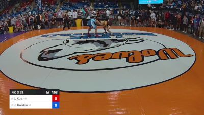 138 lbs Rnd Of 32 - Jake Kos, MN vs Hunter Gordon, VT