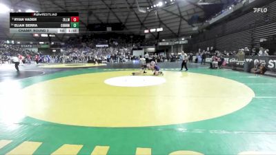 Boys 1A 138 lbs Champ. Round 2 - Ryan Vader, Zillah vs Elian Serra, Connell