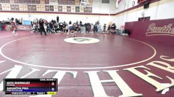 145 lbs Cons. Round 3 - Anya Rodriguez, Palomar vs Samantha Pina, Cerritos College