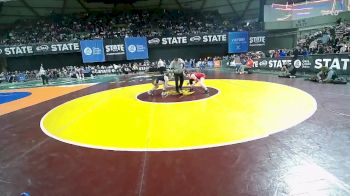 Girls 1B/2B/1A 145 Champ. Round 2 - Emmarae Tynan, Zillah (Girls) vs Charly Berteaux, Mossyrock (Girls)