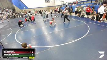 45 lbs Semifinal - Axton Diaz, Roy Wrestling Club vs Morgan Merkley, Uintah Wrestling