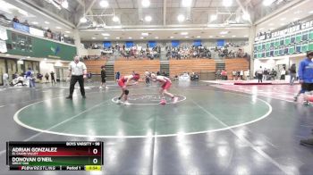 98 lbs Champ. Round 1 - Donovan O`Neil, Great Oak vs Adrian Gonzalez, El Cajon Valley