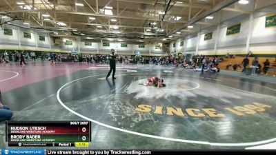 65 lbs 1st Place Match - Hudson Utesch, Siouxland Wrestling Academy vs Brody Bader, Siouxland Wrestling Academy