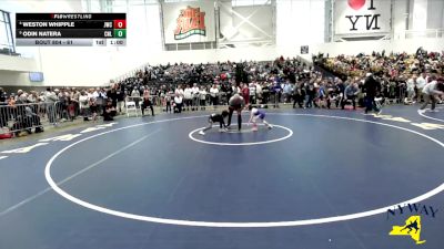 61 lbs Cons. Round 3 - Weston Whipple, Journeymen Wrestling Club vs Odin Natera, Club Not Listed