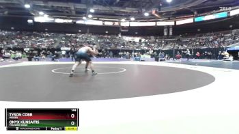 144 lbs Cons. Round 6 - Tyson Cobb, Weiser vs Onyx Kunsaitis, Thunder Ridge