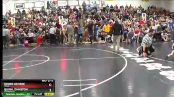 82 lbs 3rd Place Match - Xavier George, Triad vs Quinn Johnston, Springfield