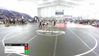 123 lbs Quarterfinal - Edwin Flores, SoCal Grappling Club vs Nickolas Valencia, Juggernaut WC