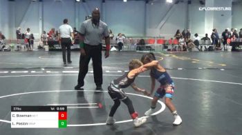 37 lbs Rr Rnd 2 - Channing Bowman, No Team vs Layla Pasion, Grapplers HI