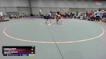 132 lbs 2nd Wrestleback (16 Team) - Charlie Irwin, North Dakota vs Braden Bewley, Virginia Red