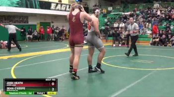 215 lbs Cons. Round 5 - Josh Heath, AVON LAKE vs Sean O`Keefe, Brighton HS
