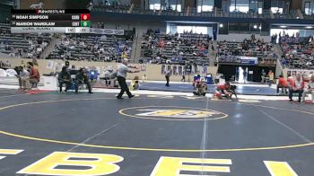 126 lbs Cons. Round 1 - Marion Wardlaw, Central vs Noah Simpson, Corbin