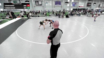 Junior Boys - 126 lbs Champ. Round 3 - Ethan Mora, Bear Cave Wrestling Club vs Logan Schad, Team Nazar Training Center