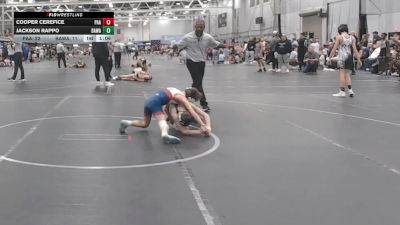 72 lbs Round 3 (4 Team) - Cooper Cerefice, PA Alliance vs Jackson Rappo, Broad Axe WA Green