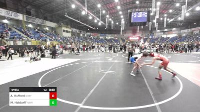 123 lbs Consi Of 8 #1 - Andrew Hufford, Northglenn WC vs Maximus Holdorff, Havre WC