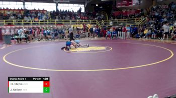 145 lbs Champ. Round 1 - Glenn Mayes, Union County vs Jackson Neibert, Indian Creek