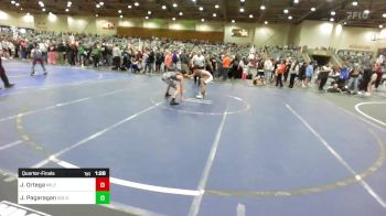 123 lbs Quarterfinal - Jeremy Ortega, Mile High WC vs Jahryzen Pagaragan, Gold Rush Wrestling