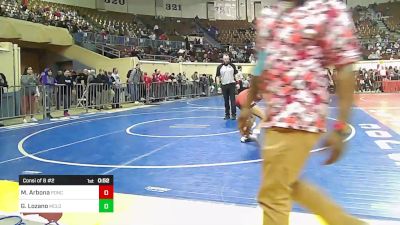 108 lbs Consi Of 8 #2 - Marli Arbona, Ponca City Wrestling vs Gabriella Lozano, McLoud