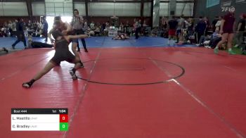 171 lbs Consi Of 8 #2 - Louis Mastillo, Unattached vs Corey Bradley, Unattached