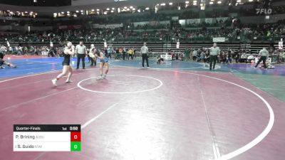 112 lbs Quarterfinal - Peyton Brining, Audubon vs Shae-Lyn Guido, Stafford