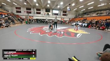 110 lbs Semifinal - Harley Tillett, Lovell vs Kam Hineman, DouglasWY