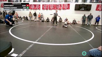 100 lbs Rr Rnd 1 - Zariah Meely, Carl Albert vs Frankie Chapman, Bridge Creek Youth Wrestling