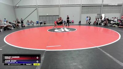 100 lbs Round 2 (6 Team) - Kinley Harker, Missouri vs Addie Shaw, South Carolina