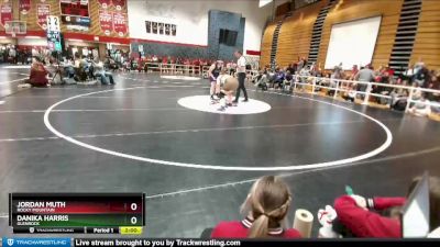 235 lbs Quarterfinal - Jordan Muth, Rocky Mountain vs Danika Harris, Glenrock