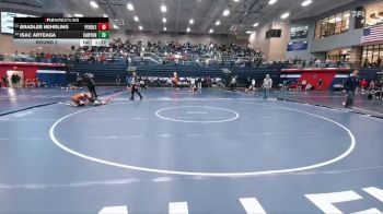 113 lbs Round 2 - Isac Arteaga, Canyon vs Bradlee Nehrling, El Paso Pebble Hills