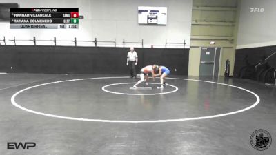 125 lbs Quarterfinal - Hannah Villareale, San Mateo vs Tatiana Colmenero, Gilroy