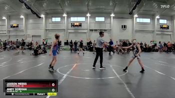 88 lbs Round 8 (10 Team) - Jaxson Meeks, Brawler Elite vs Andy Dorman, Rambler WC