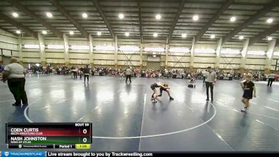 92 lbs Semifinal - Coen Curtis, Delta Wrestling Club vs Nash Johnston, Sons Of Atlas