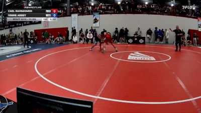 74 kg Cons. Round 2 - Cael Rahnavardi, Panther Wrestling Club RTC vs Vinnie Abbey, Warrior Regional Training Center