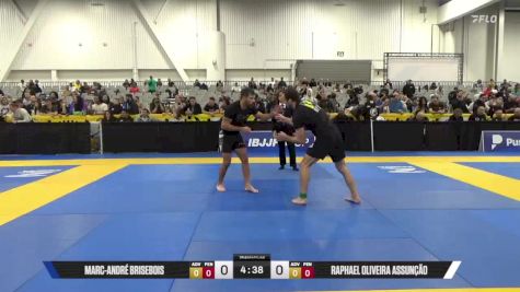 Raphael Oliveira Assunção vs Marc-André Brisebois 2025 World IBJJF Jiu-Jitsu No-Gi Championship