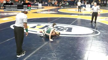 2A 113 lbs Champ. Round 1 - Vince DeMarco, Grayslake (Central) vs Logan Aarseth, Crystal Lake (South)