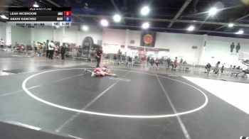 88 lbs 3rd Place - Leah McBroom, Aniciete TC vs Anahi Sanchez, Madera WC