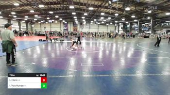 75 lbs Consi Of 16 #2 - Cayden Clark, VA vs Preston Van Hoven, VA